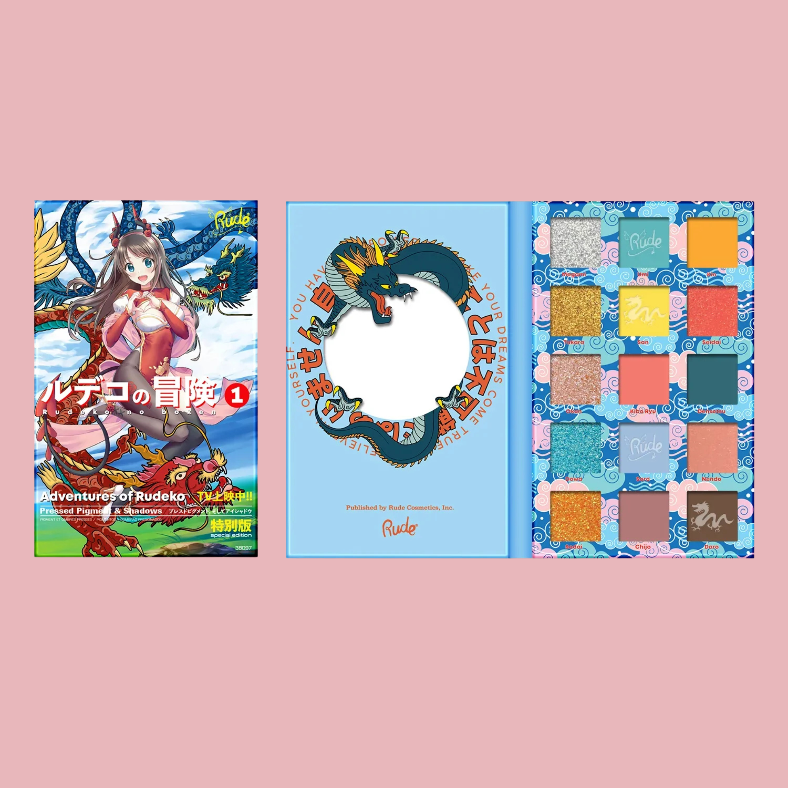 Paleta De Sombras Rude Cosmetics